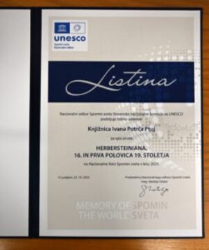 slika Hebersteiniana iz Knjižnice I.Potrča Ptuj