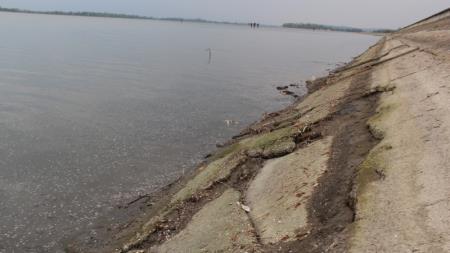 Sanacija naklonskih površin asfaltne obloge Ptujskega jezera