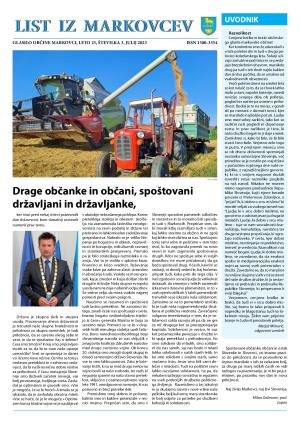 LIST IZ MARKOVCEV JULIJ 2023